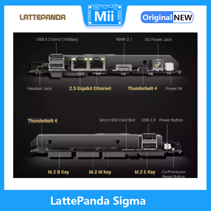 Chipseven Sigma - New 16GB/32G - Lattepanda Sigma 32Gb review and price